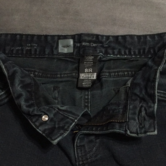 Faded Black Denim Jeans 8R - Picture 4 of 15